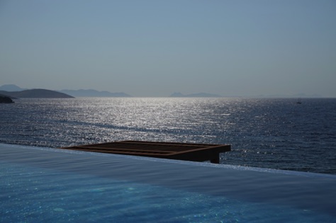 Pool meets the Aegean